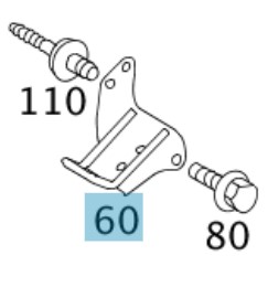 Kindersitzbefestigung ISOFIX innen rechts
