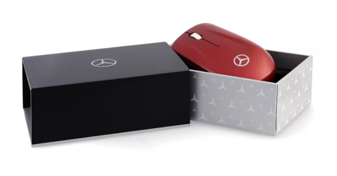 Computermaus, MANUFAKTUR, patagonienrot metallic