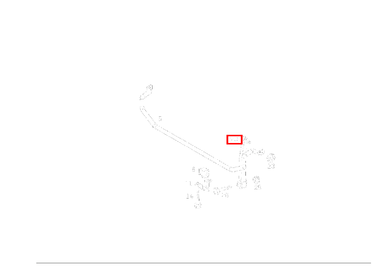 Stange DREHSTAB ZUM FEDERLENKER C 230 220