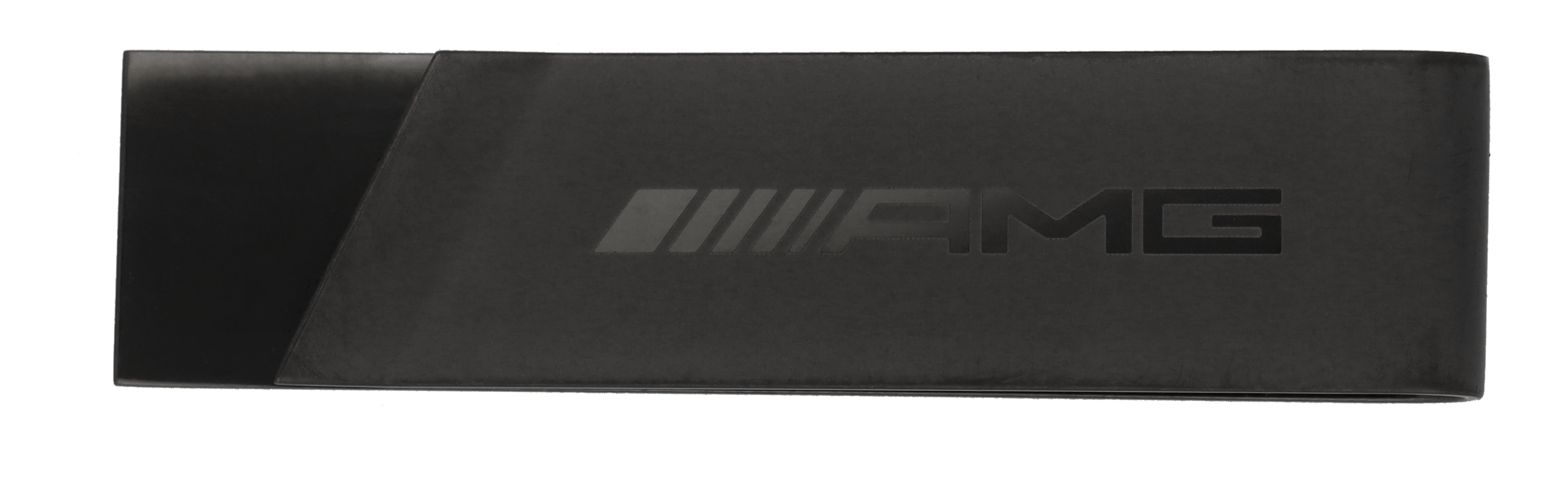 AMG Geldscheinklammer anthrazit, Edelstahl