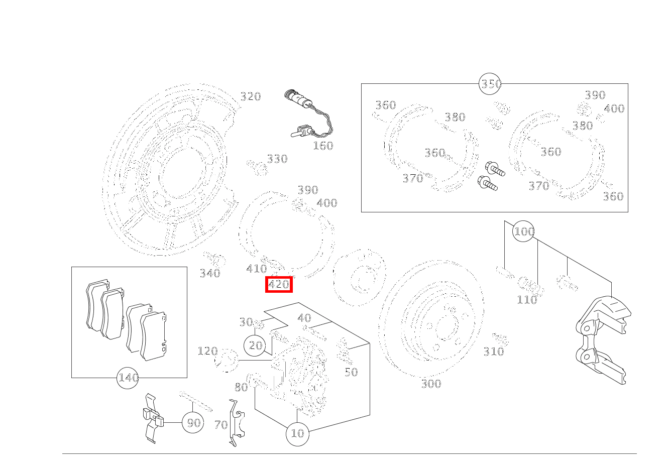 Zylinderstift BREMSBACKE AN DRUCKLASCHE CL 65 AMG Coupé 215 Zylinderstift BREMSBACKE AN DRUCKLASCHE CL 65 AMG Coupé 215