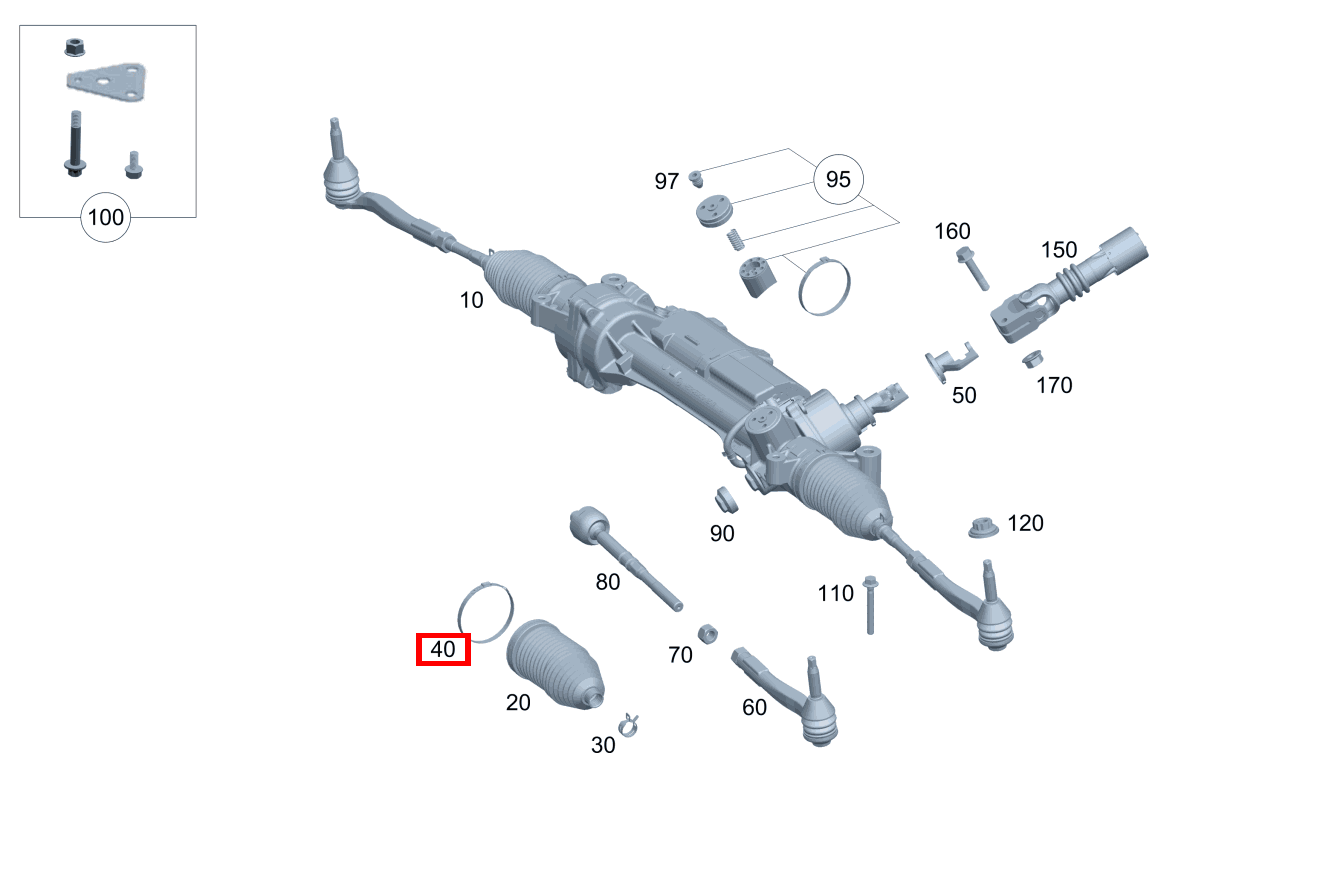 EINOHRKLEMME Innen links und rechts E 300 Cabriolet 238
