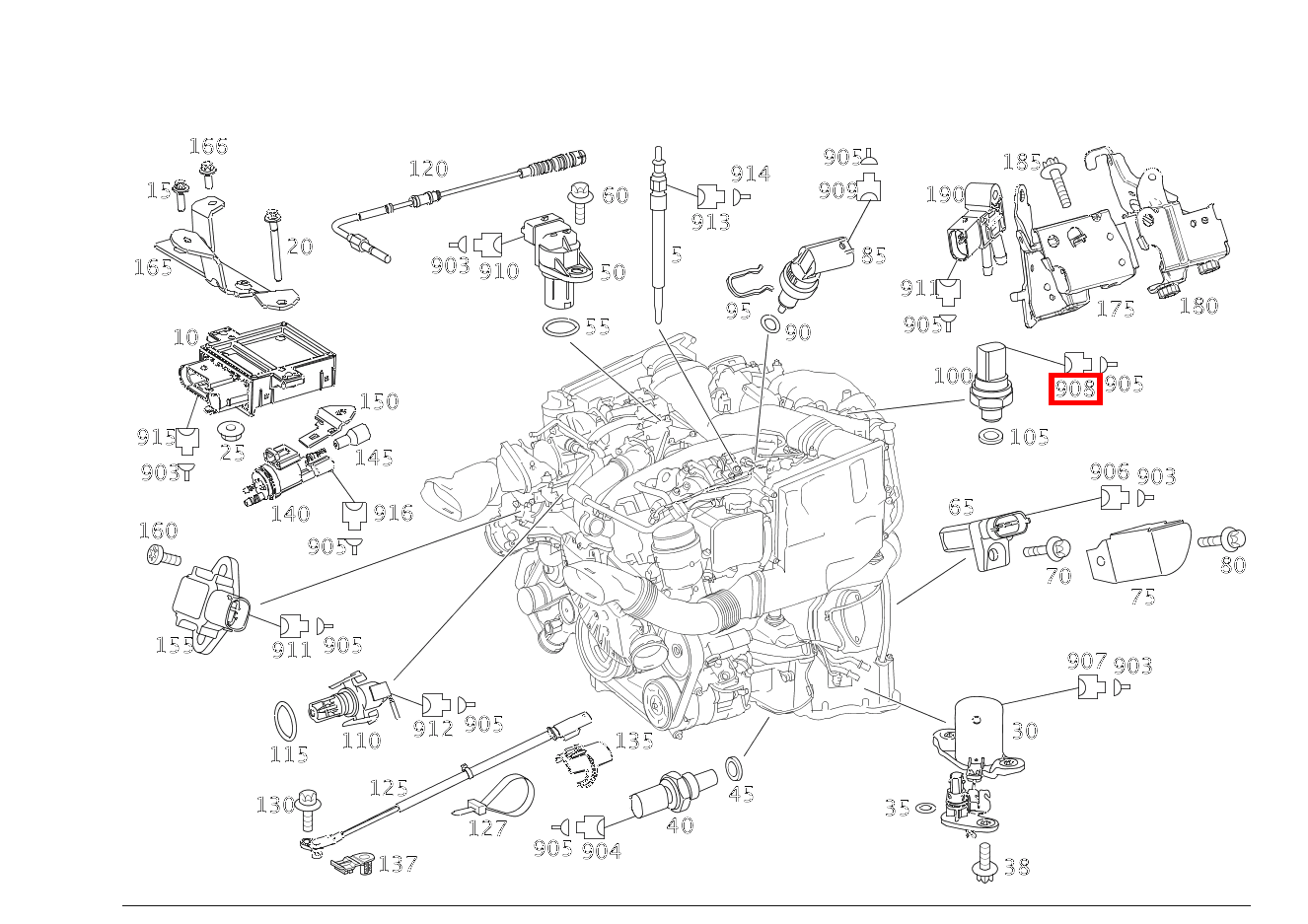 Kupplung, Mechanisch 3-PIN E350CDI BE CA 207 Kupplung, Mechanisch 3-PIN E350CDI BE CA 207