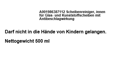 Mercedes-Benz - Scheibenreiniger für innen