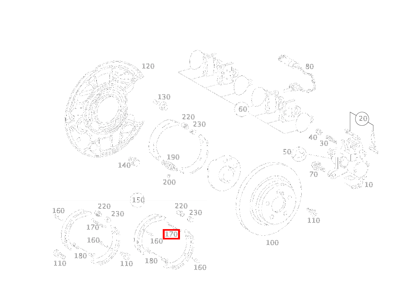 Zugfeder BREMSBACKENRUECKHOLUNG C 320 Sportcoupé 203
