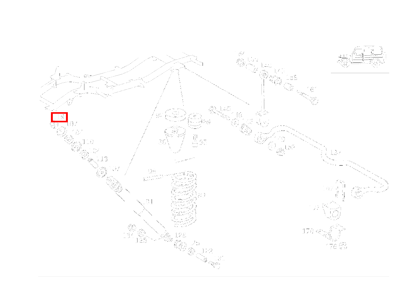 Sechskantmutter M14X1.5 G 400 CDI 463