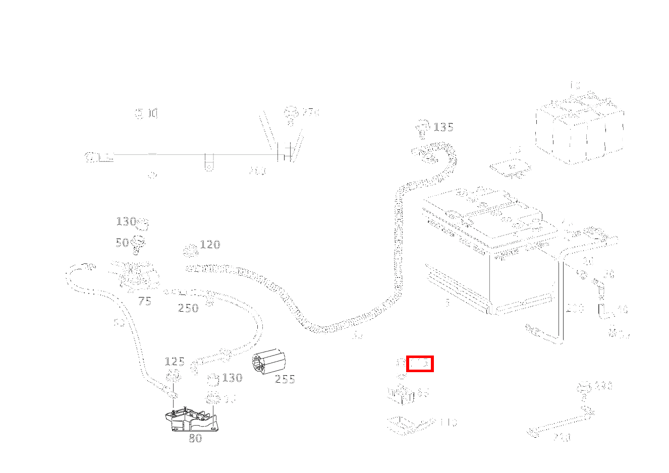 Mutter AUF FREMDSTARTHILFEBOLZEN, PLUS E280 210