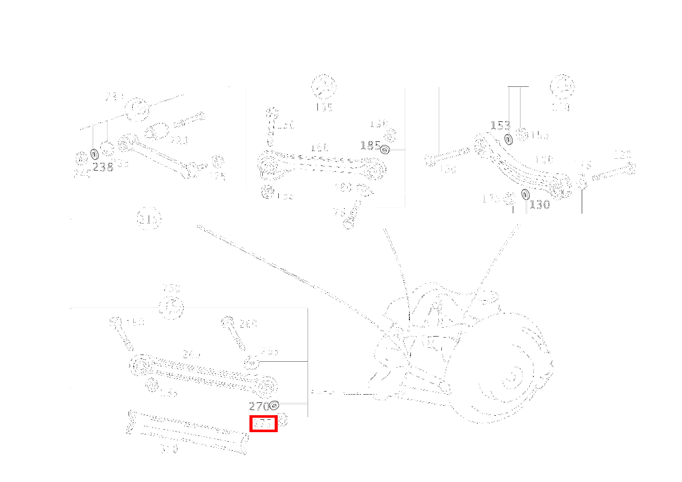 Sechskantmutter SCHUBSTREBE AN RADTRAEGER RECHTS; M12X1.5 SLK 320 AMG KOMP 170