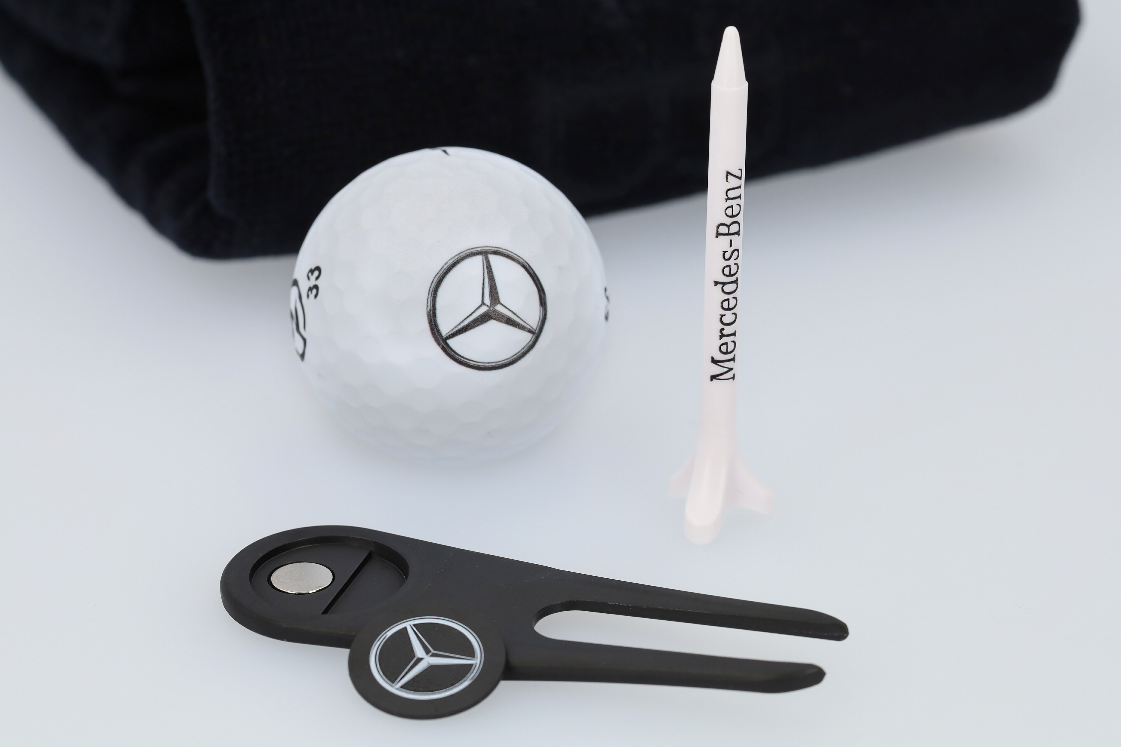 Mercedes-Benz - Golf-Geschenkset, groß, schwarz