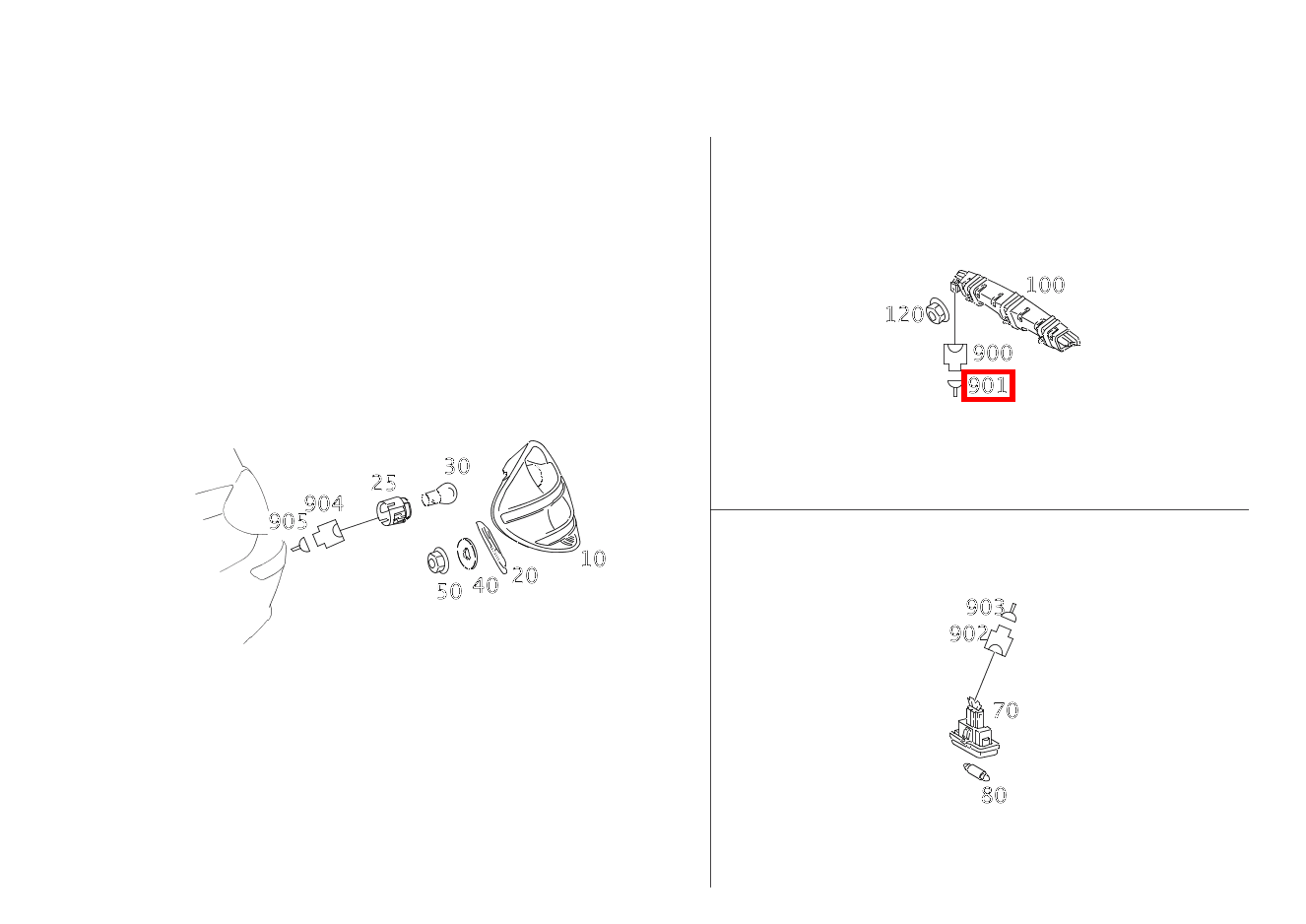 Kontaktbuchse 0.25-0.35 MM2 MQS SLK 55 AMG Roadster 171
