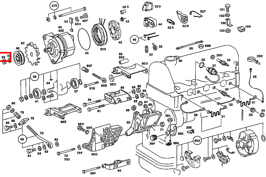 Sechskantmutter M14X1.5-05 200 D 115