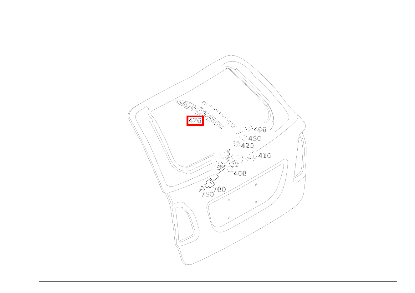 Wischerblatt E 550 T-Modell 211