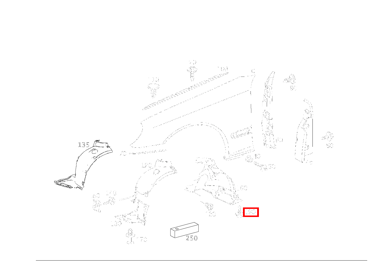 Blechschraube ABDECKUNG AN ABDECKUNG C 320 Sportcoupé 203