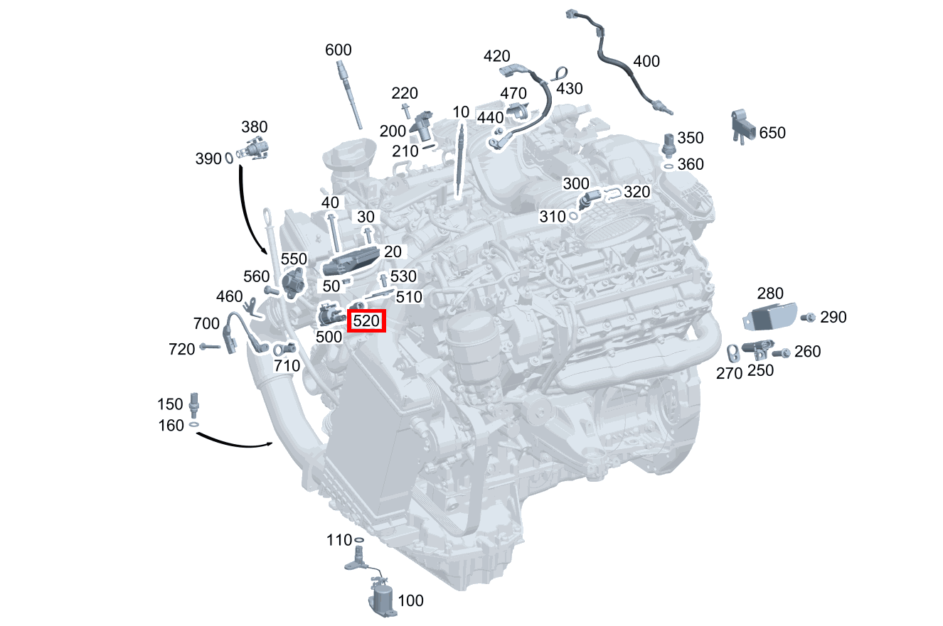 SIEBEINSATZ Umschaltventil Abgasrückführung GL350CDI BE 4M 164 SIEBEINSATZ Umschaltventil Abgasrückführung GL350CDI BE 4M 164