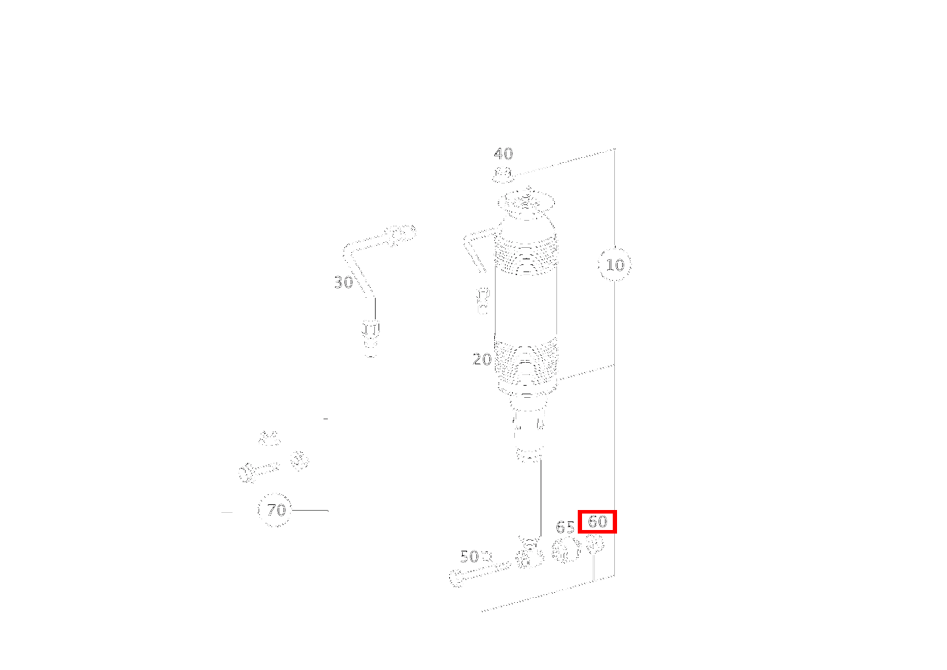 Mutter FEDERBEIN AN FEDERLENKER; M14X1.5 CL 65 AMG Coupé 215