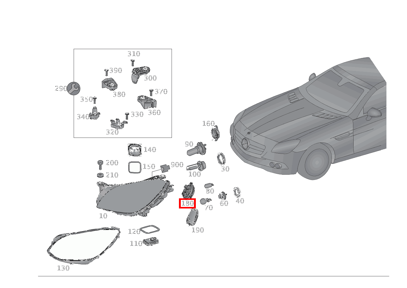 Lüfter Rechts SLC 43 AMG 172 Lüfter Rechts SLC 43 AMG 172