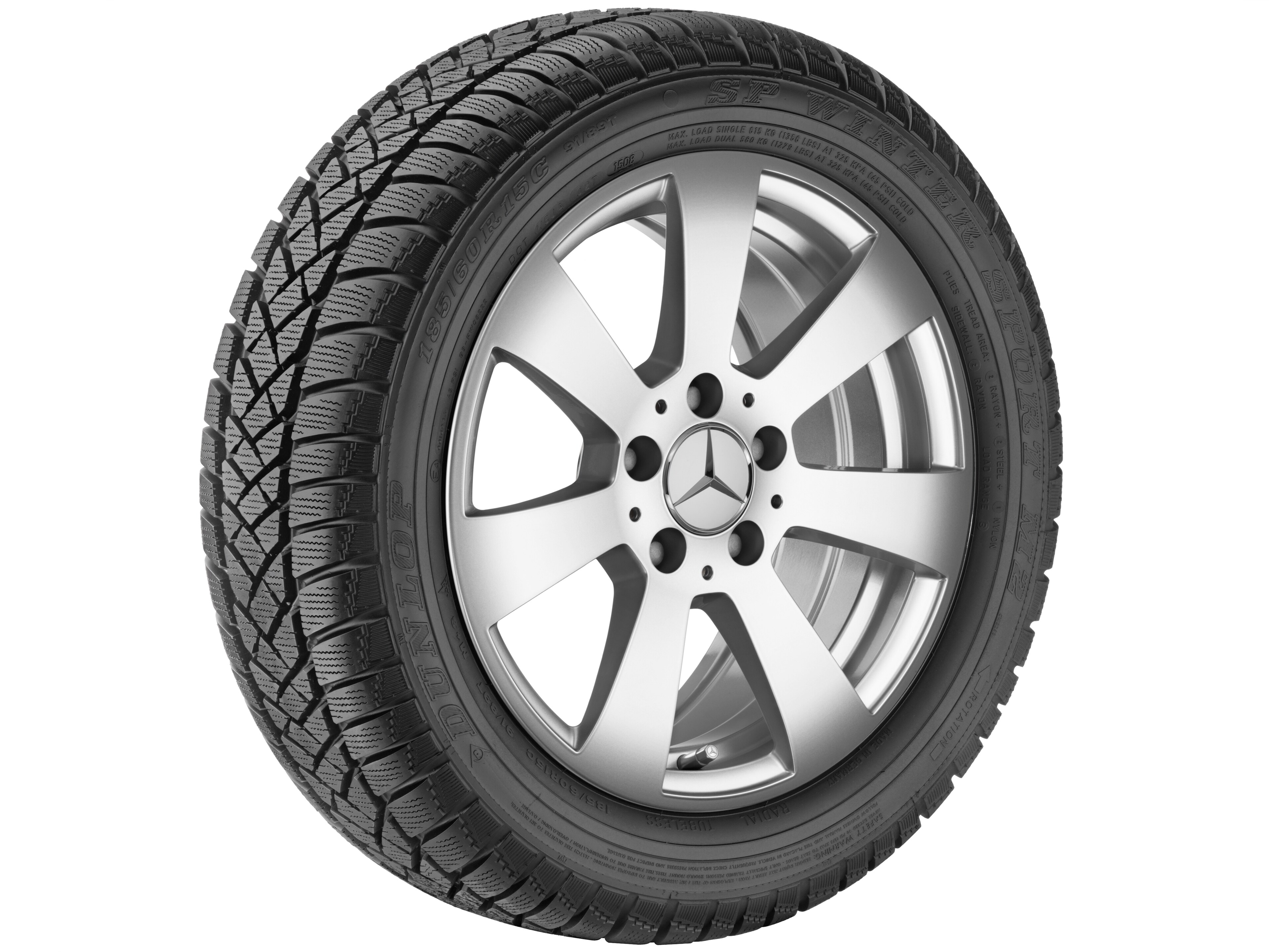 Mercedes-Benz - MB 7-Speichen-Rad, 40,6 cm (16 Zoll) MB 7-Speichen-Rad, 40,6 cm (16 Zoll)