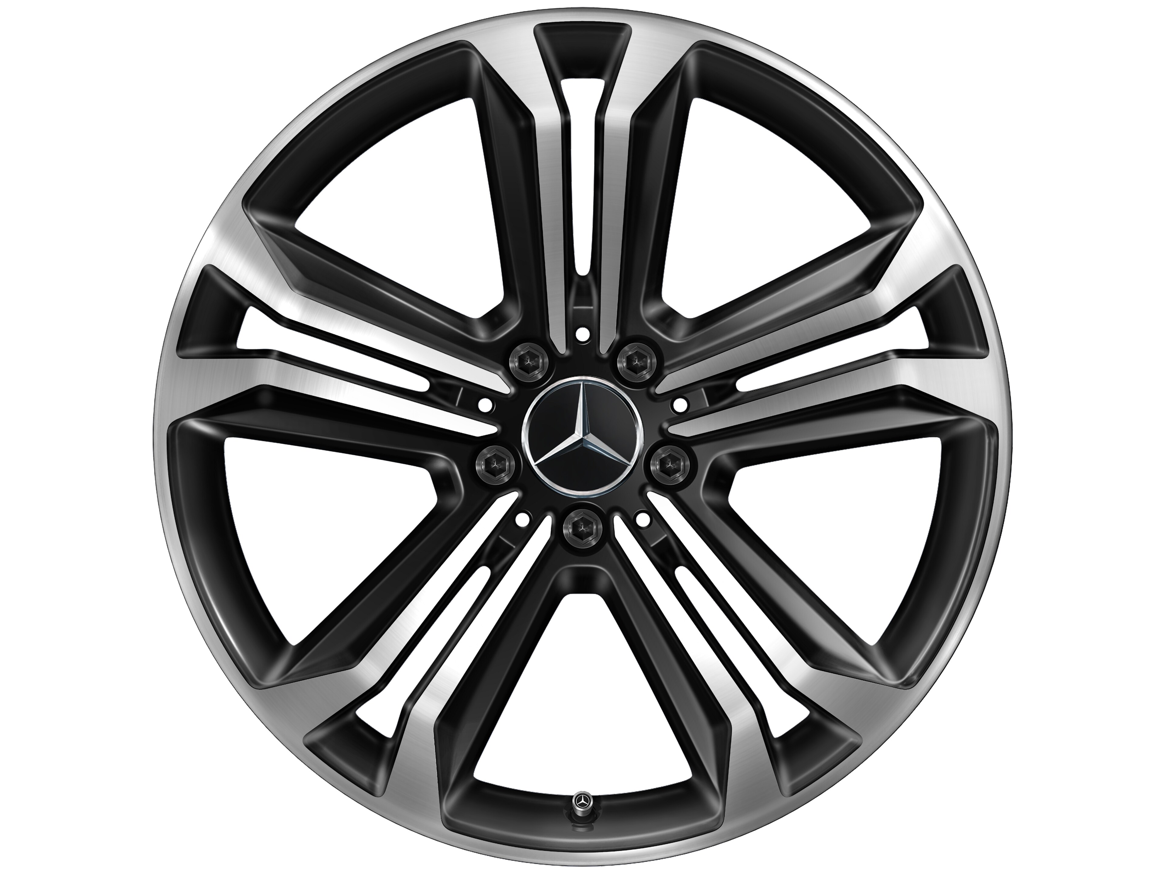 5-Doppelspeichen-Rad, 48,3 cm (19 Zoll), glanzgedr