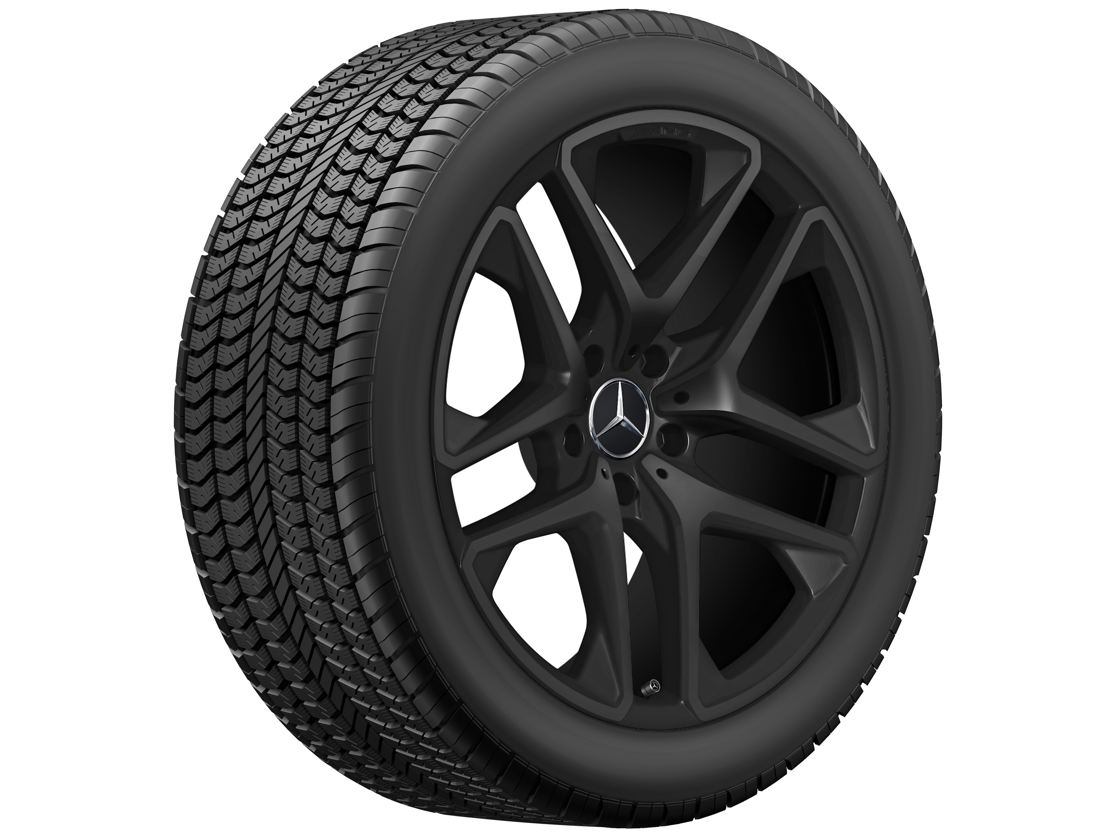 Mercedes-Benz - AMG 5-Doppelspeichen-Rad, 21 Zoll, 10 J x 21 ET 33, schwarz matt