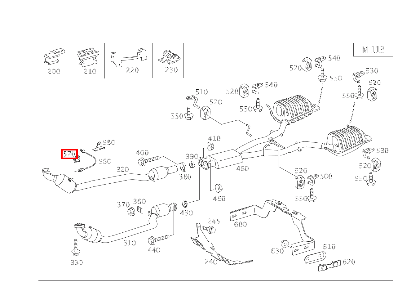 Schelle LAMDASONDENKABEL AN HALTER; 18.0X18.5 MM SLK 55 AMG Roadster 171 Schelle LAMDASONDENKABEL AN HALTER; 18.0X18.5 MM SLK 55 AMG Roadster 171