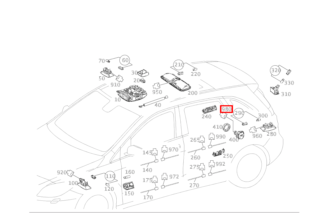 Stecker STECKDOSE LADERAUM X58/4; 3-PIN WDF2 ELECTRIC DRIVE 242