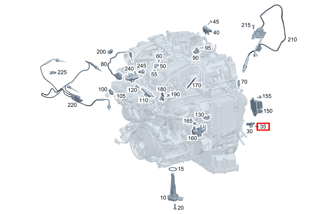 Sechsrundschraube M6X16 C 300 d Coupé 205