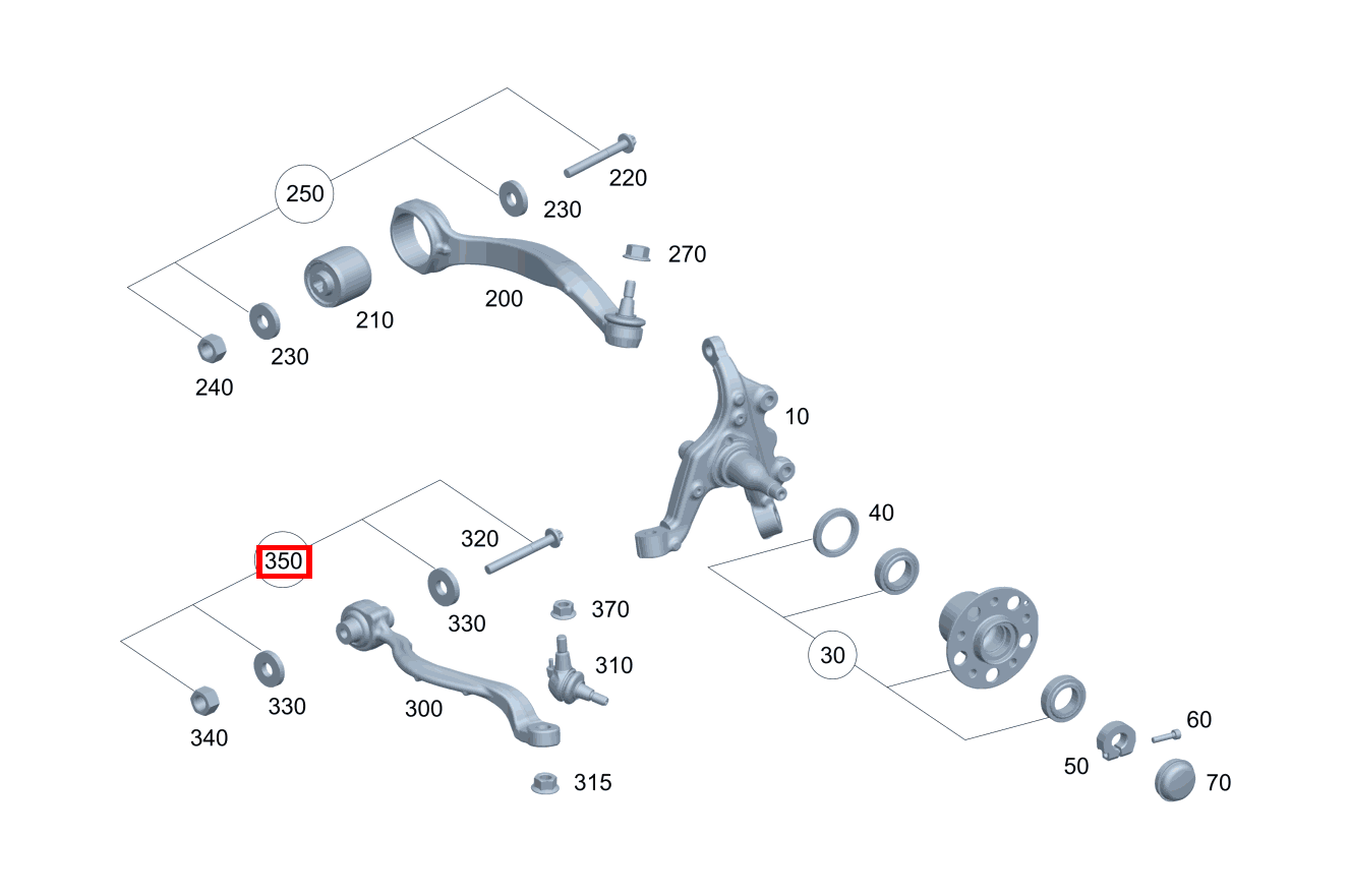 TEILESATZ STELLSCHRAUBE NUR FUER EINSTELLARBEITEN E 200 Limousine 213