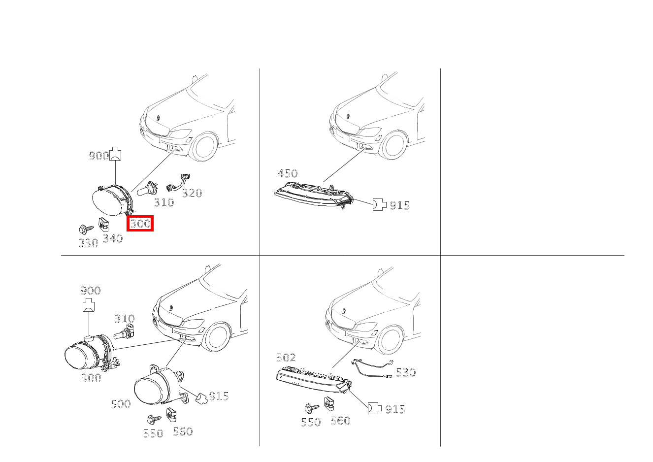 Nebelscheinwerfer Links C320TCDI 4M 204 Nebelscheinwerfer Links C320TCDI 4M 204