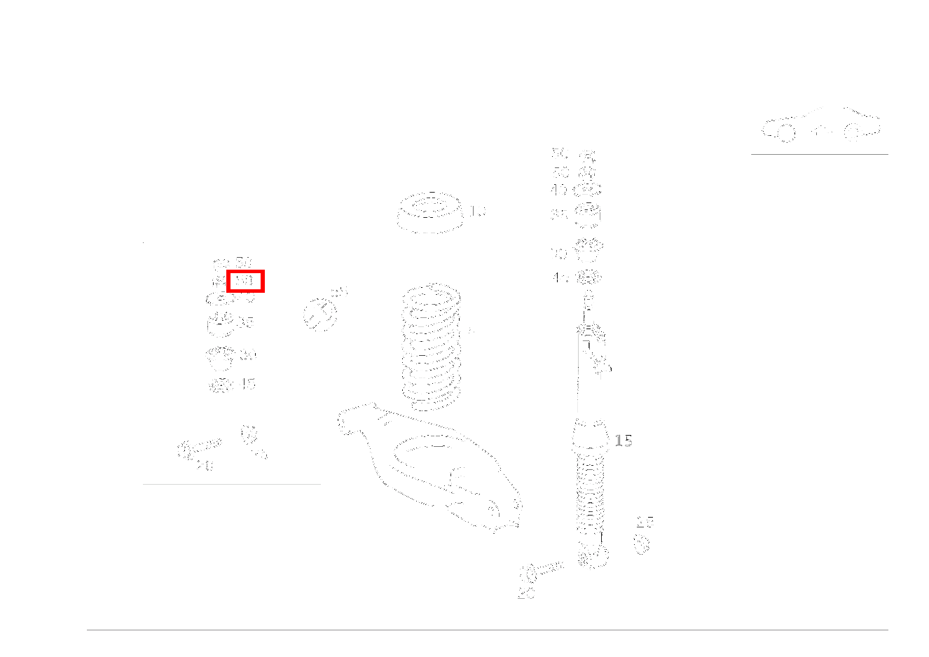 Sechskantmutter FEDERBEIN AN RAHMEN; M10X1 SL 600 Roadster mit Automatik 129