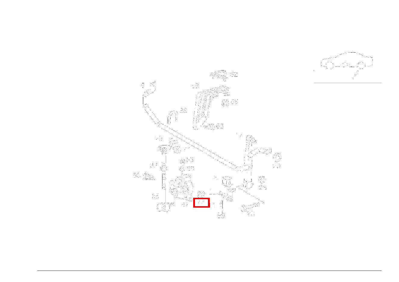 Sechskantmutter HEBEL AN HOEHENREGLER; M6 CLK 230 Kompressor Coupé 208