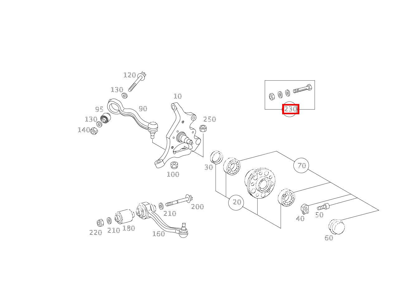 TEILESATZ BOLZEN NUR FUER EINSTELLARBEITEN SLK 55 AMG Roadster 171