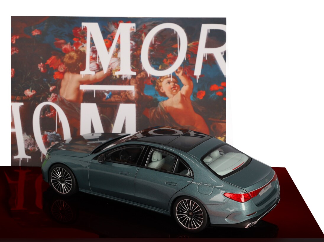 E-Klasse, Limousine, AMG Line, W214 MANUFAKTUR alpingrau uni, 1:18