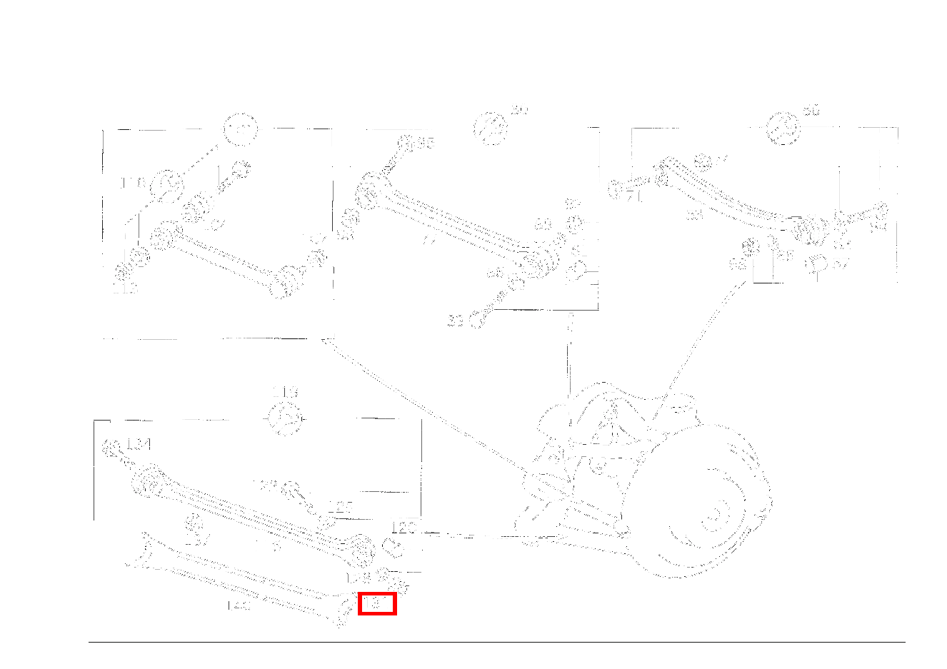 Sechskantmutter SCHUBSTREBE AN RADTRAEGER E420T 210
