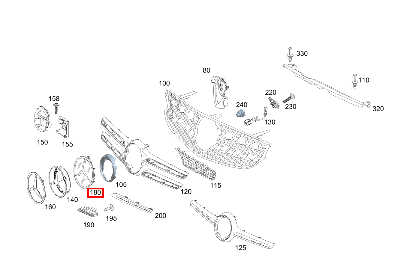 Grundplatte Abstandsregeltempomat GLK 253 Grundplatte Abstandsregeltempomat GLK 253