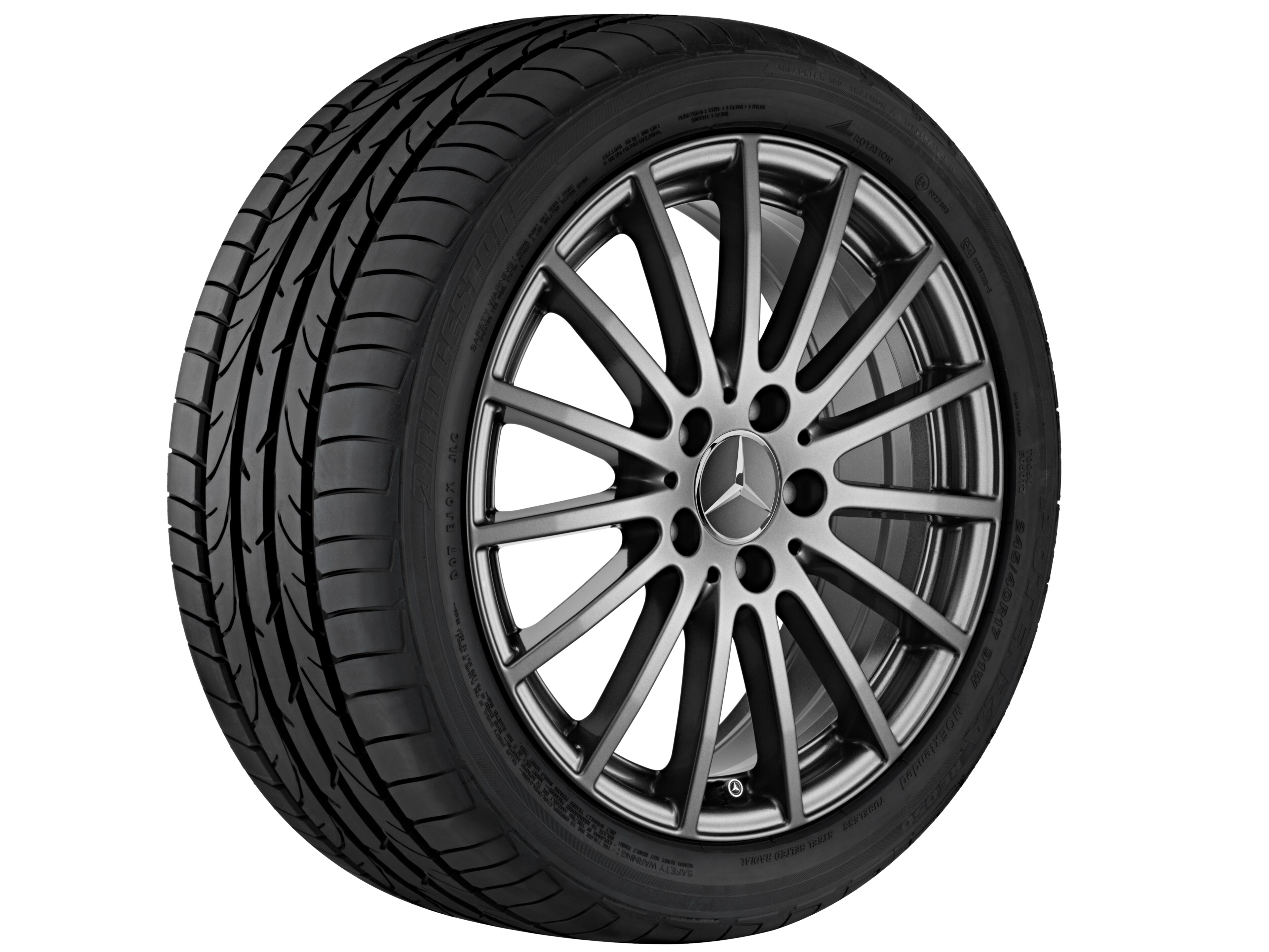 Mercedes-Benz - MB Vielspeichen-Rad, 43,2 cm (17 Zoll) MB Vielspeichen-Rad, 43,2 cm (17 Zoll)