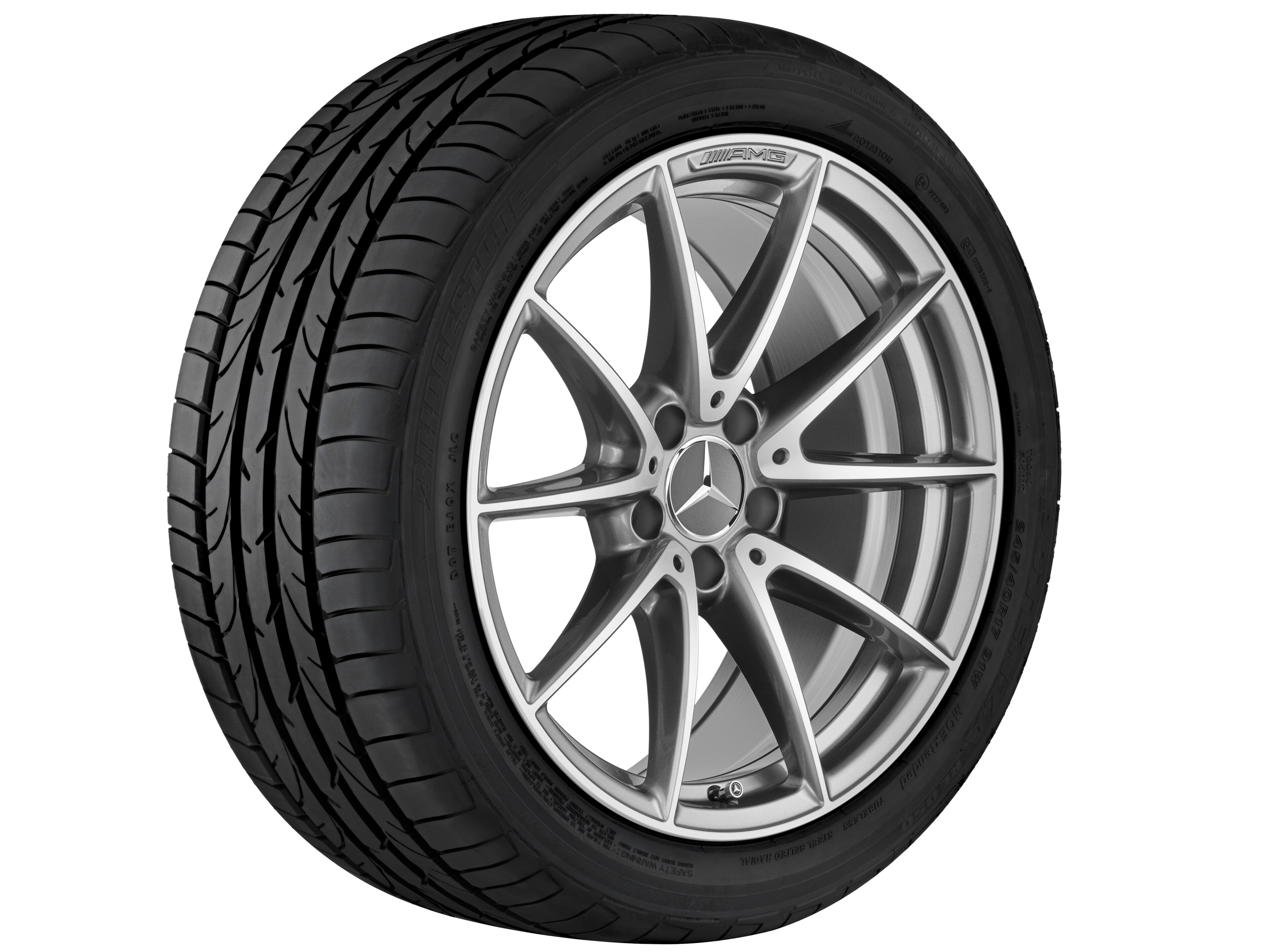 Mercedes-Benz - AMG 10-Speichen-Rad, 45,7 cm (18 Zoll) AMG 10-Speichen-Rad, 45,7 cm (18 Zoll)