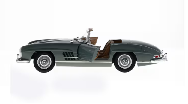 300 SL Roadster W 198 II (1957-1963) hellgrün, Norev, 1:18