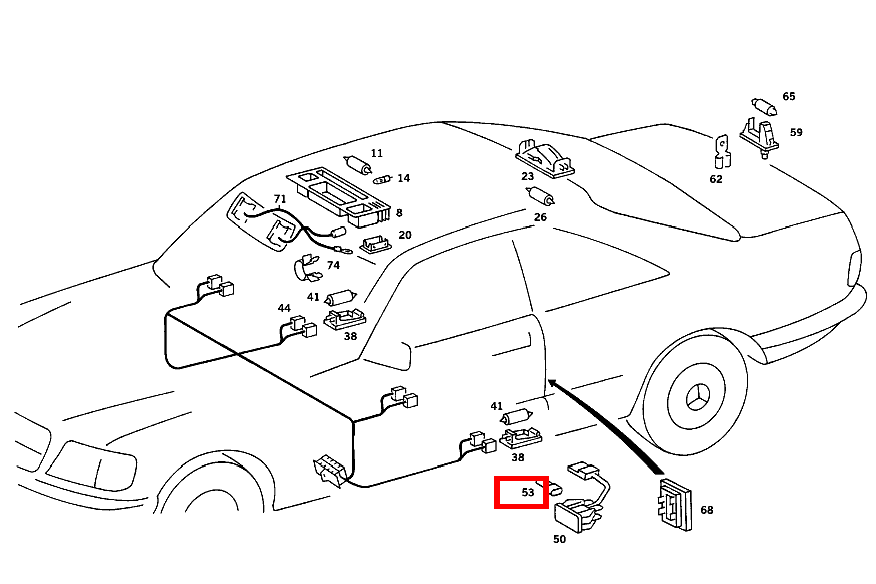 ISOLIERHUELSE 420 SEC COUPE mit Automatic 126
