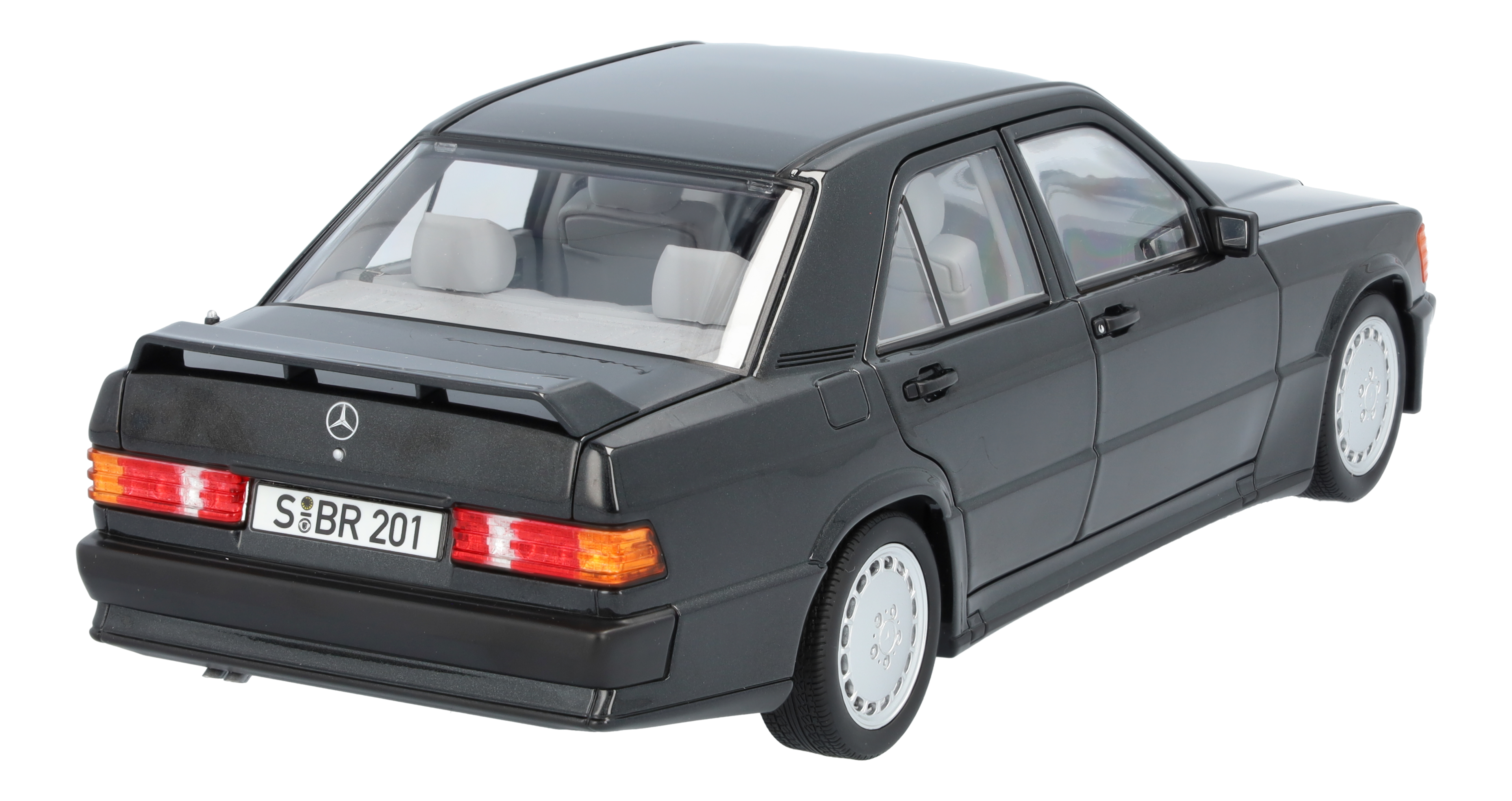 190 E 2.3-16 W 201 (1984-1988) blauschwarz, Norev, 1:18