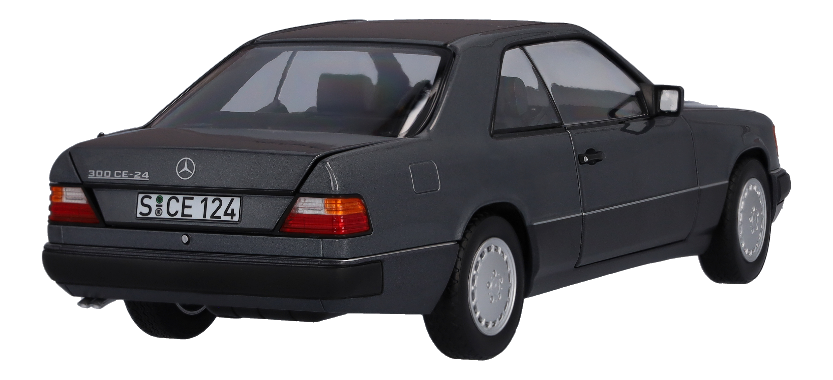 300 CE-24 Coupé C124 (1988-1992) perlmuttgrau, Norev, 1:18