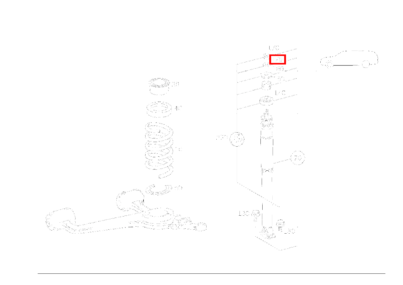 Sechskantmutter STOSSDAEMPFER AN RAHMEN; M10X1 E280 210