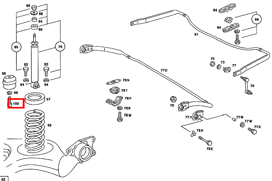 Zylinder-Schraube ANSCHLAGPUFFER AN RAHMEN; M8X20 450 SEL 6.9 116