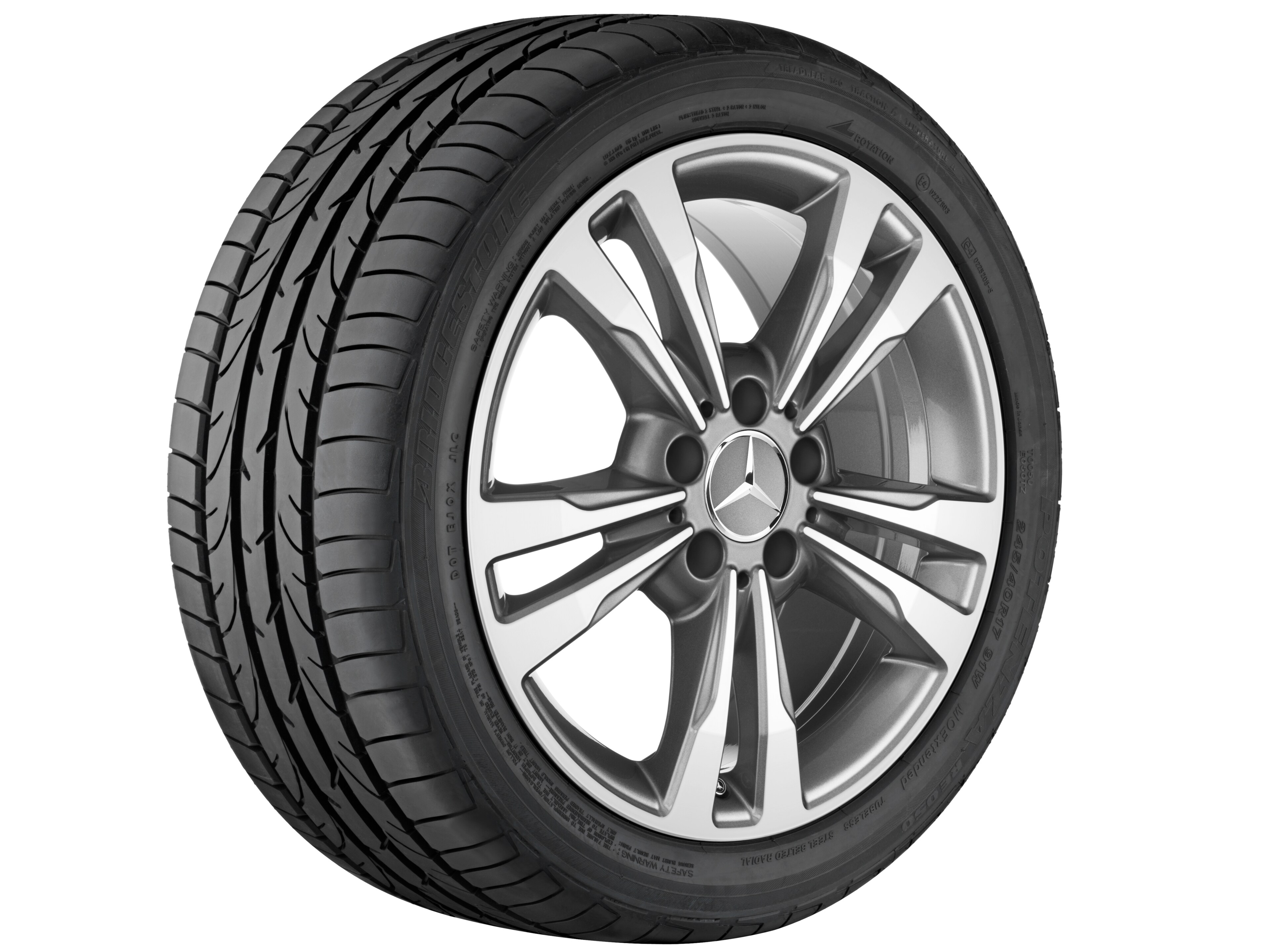 Mercedes-Benz - MB 5-Doppelspeichen-Rad, 43,2 cm (17 Zoll), g MB 5-Doppelspeichen-Rad, 43,2 cm (17 Zoll), g