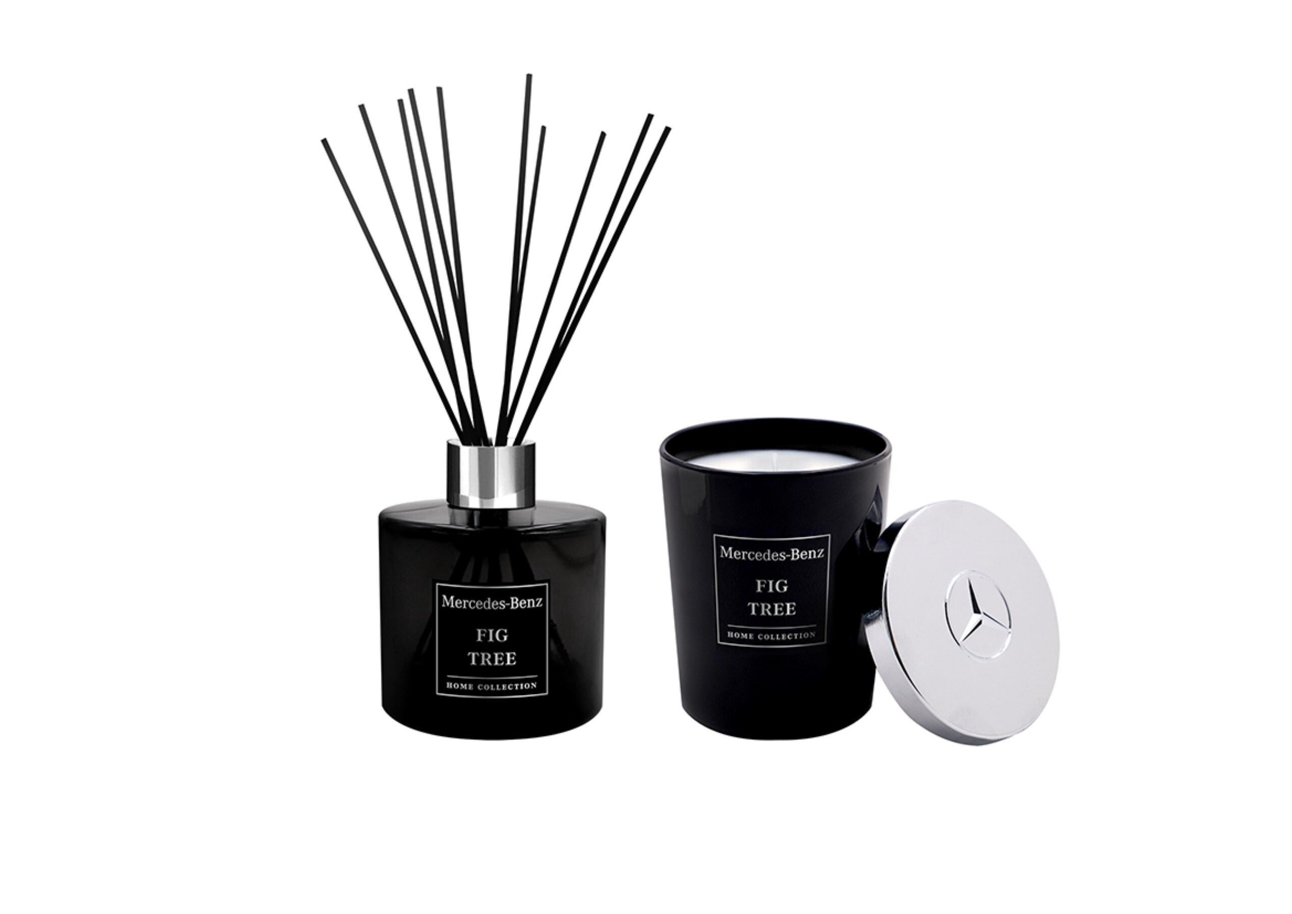 Mercedes-Benz - Duftkerze, Leather Woods, 180 g