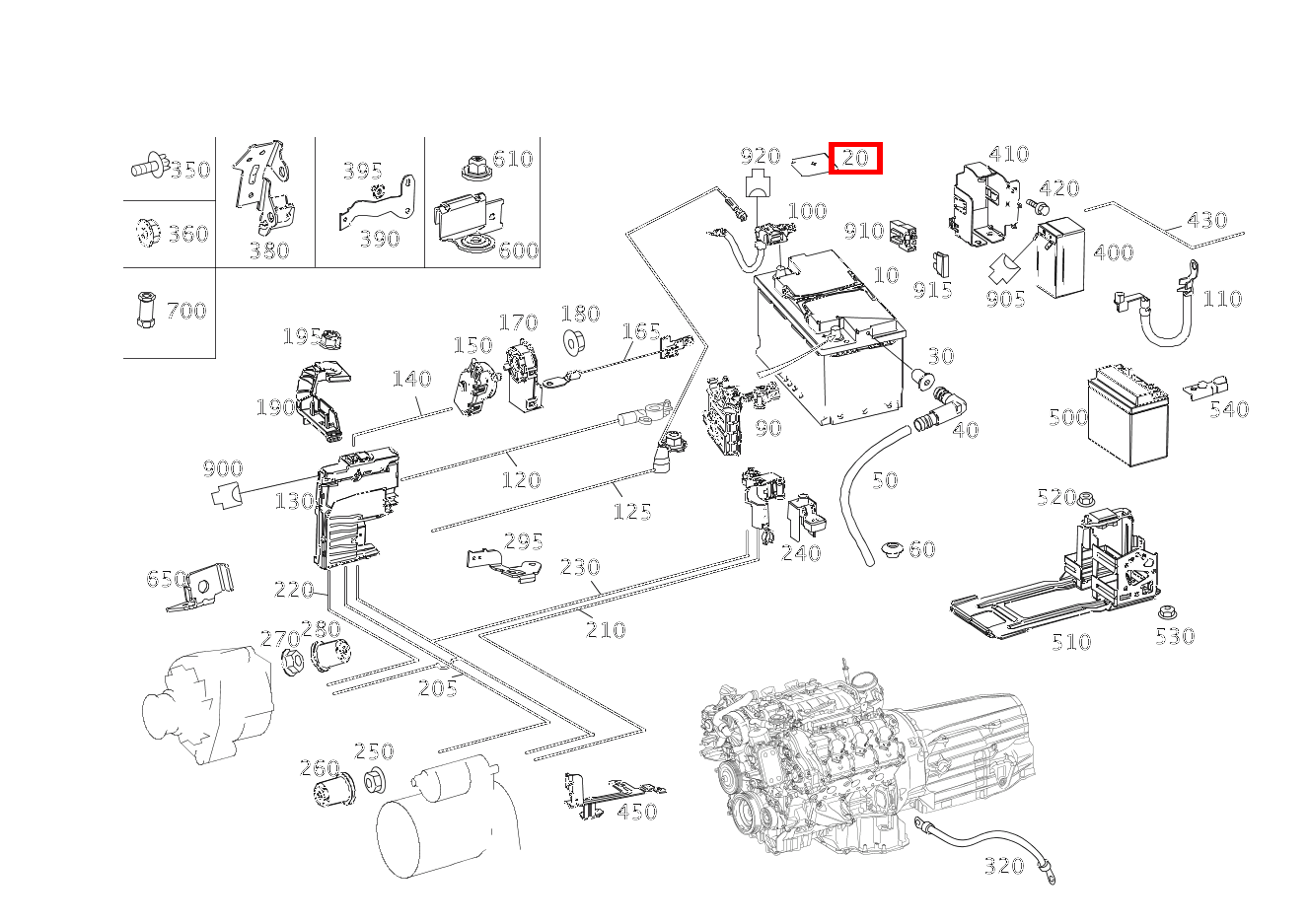 Schutzkappe FUER BATTERIE E 200 Limousine 213 Schutzkappe FUER BATTERIE E 200 Limousine 213