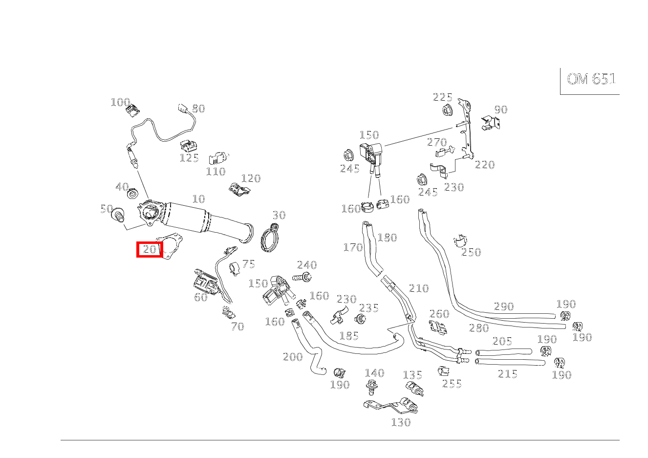 Flanschdichtung Vorn CLA 200CDI 117
