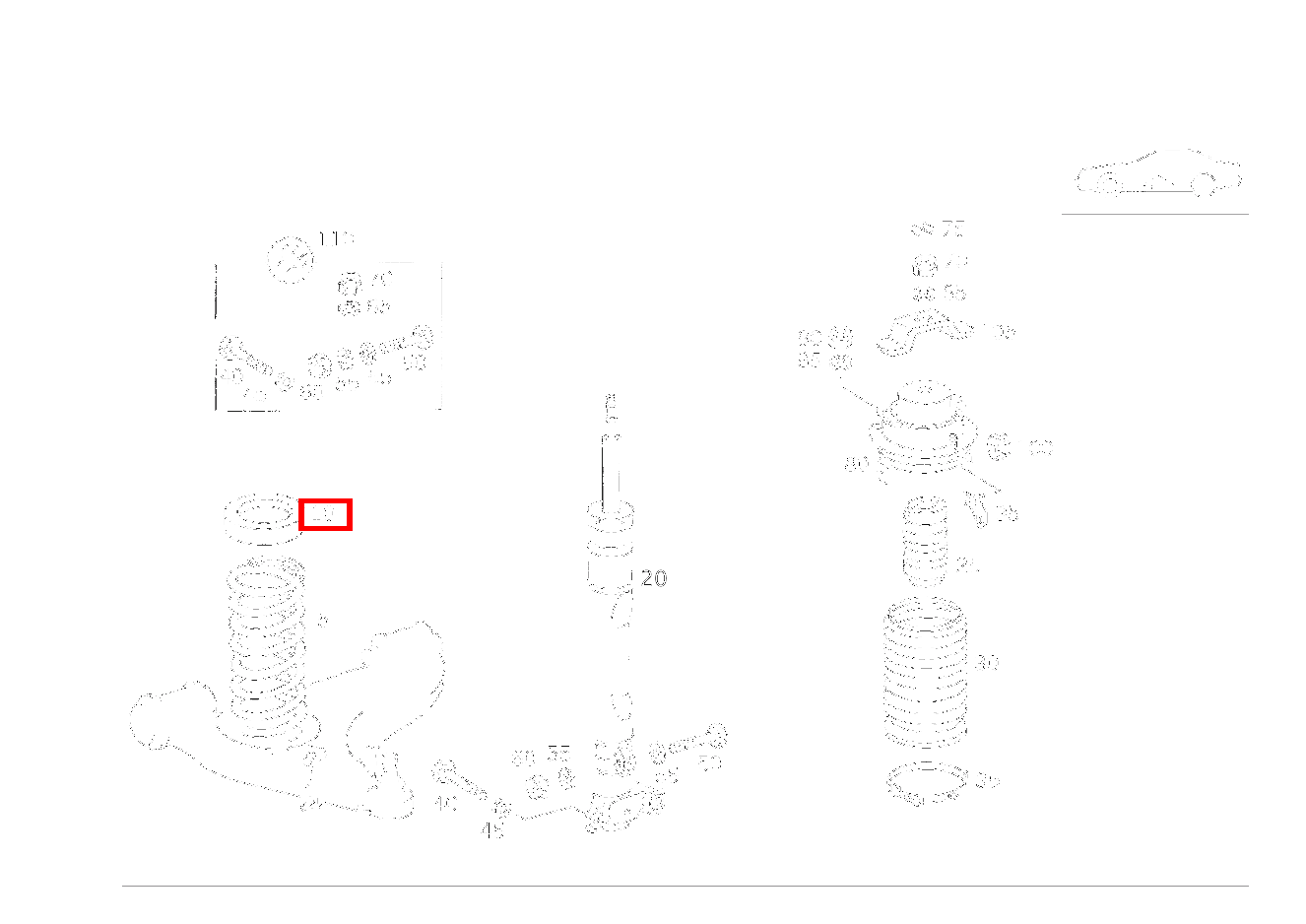 Schraubenfederbeilage NACH BEDARF;NOPPENZAHL: 1 (8 MM) SL 600 Roadster mit Automatik 129
