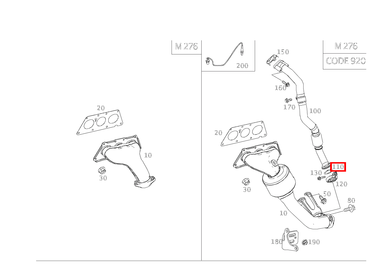 METALLDICHTUNG, EINLAGIG ABGASRUECKFUEHRUNGSLEITUNG RECHTS AN KATALYSATOR CLS350 S 218 METALLDICHTUNG, EINLAGIG ABGASRUECKFUEHRUNGSLEITUNG RECHTS AN KATALYSATOR CLS350 S 218