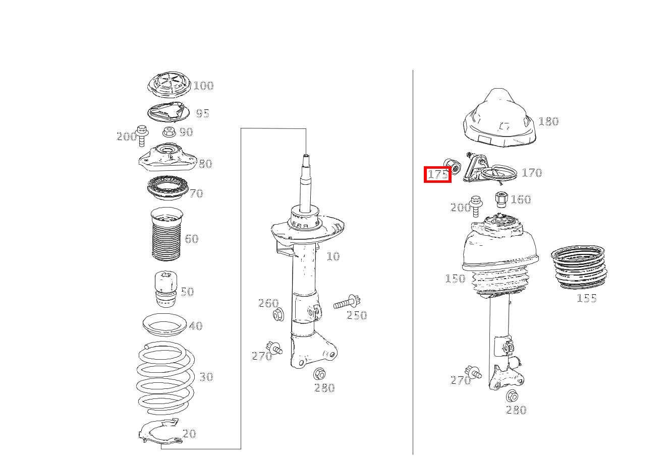 Anschlussstutzen Druckleitung E 400 T 4MATIC 212