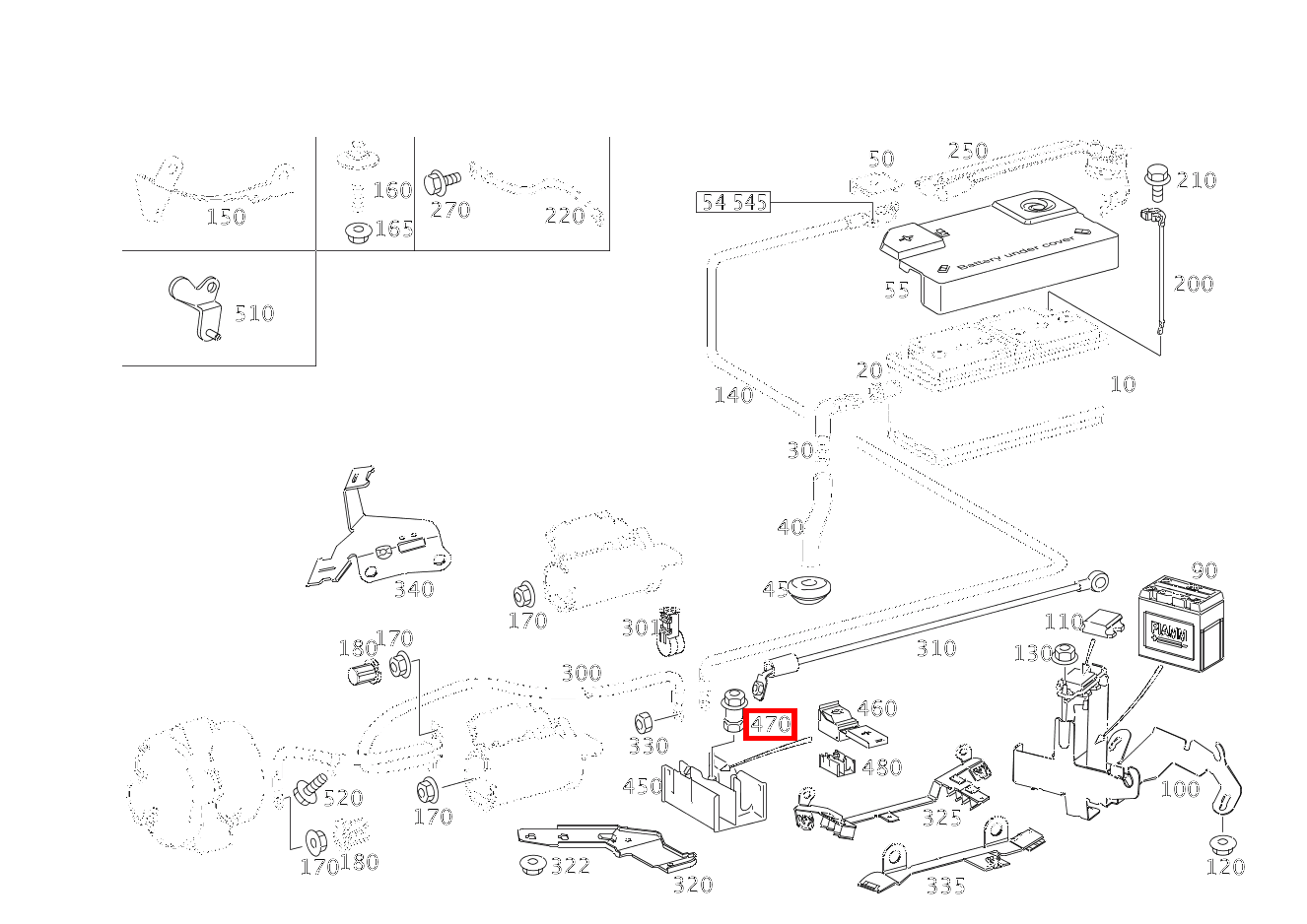 Mutter FREMDSTARTSTUETZPUNKT E 280 T 4-MATIC 211
